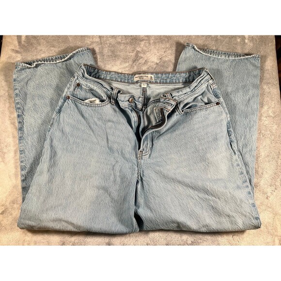 Abercrombie & Fitch Denim - Women’s Abercrombie the loose high rise 31/12SHORT curve love